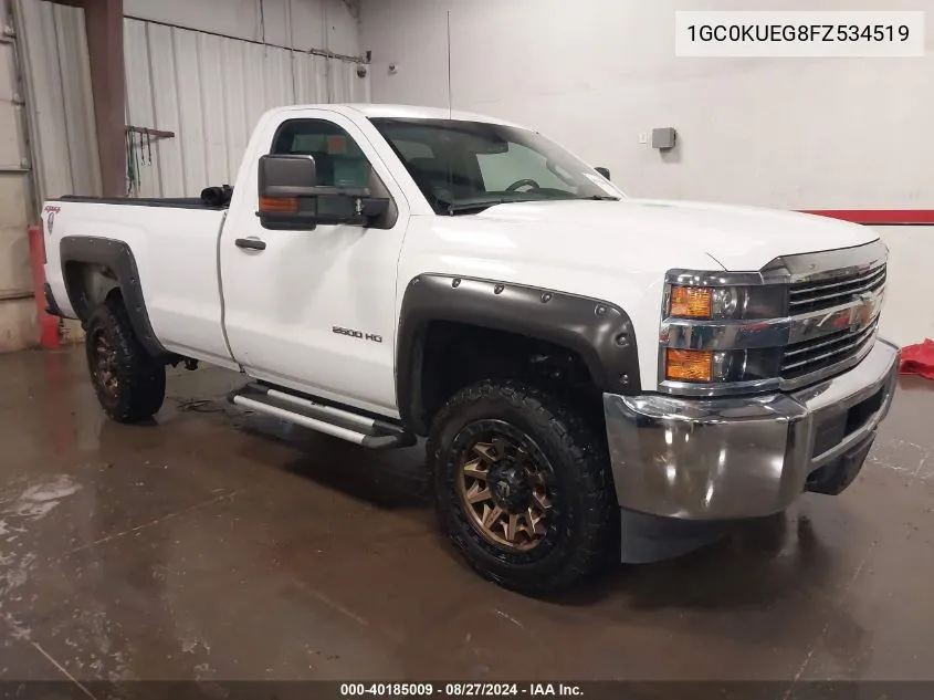 2015 Chevrolet Silverado 2500Hd Wt VIN: 1GC0KUEG8FZ534519 Lot: 40185009