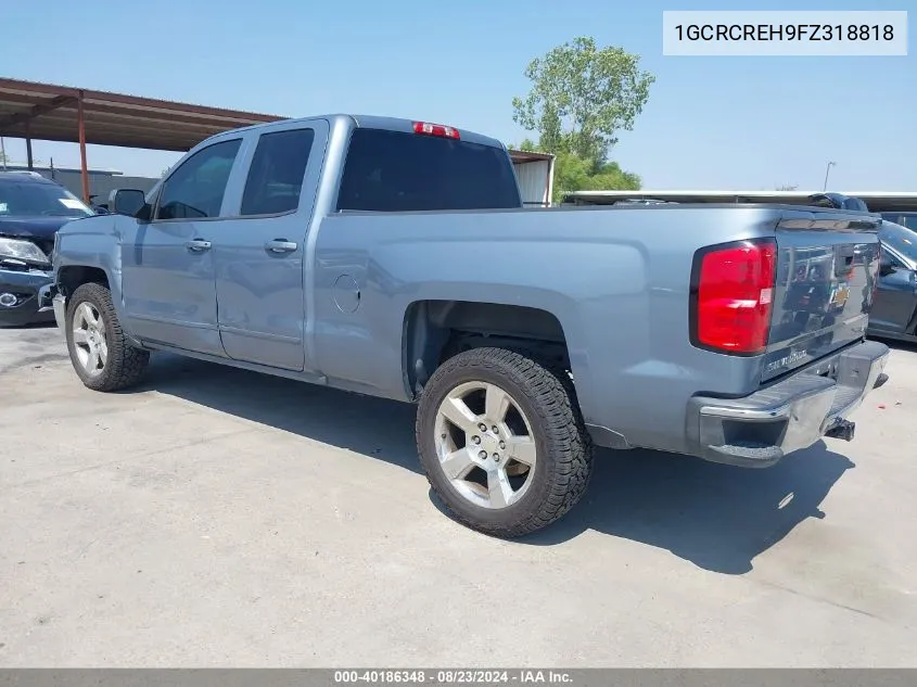 1GCRCREH9FZ318818 2015 Chevrolet Silverado 1500 1Lt