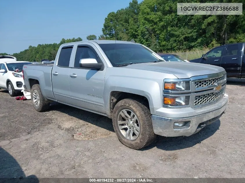 1GCVKREC2FZ386688 2015 Chevrolet Silverado 1500 1Lt