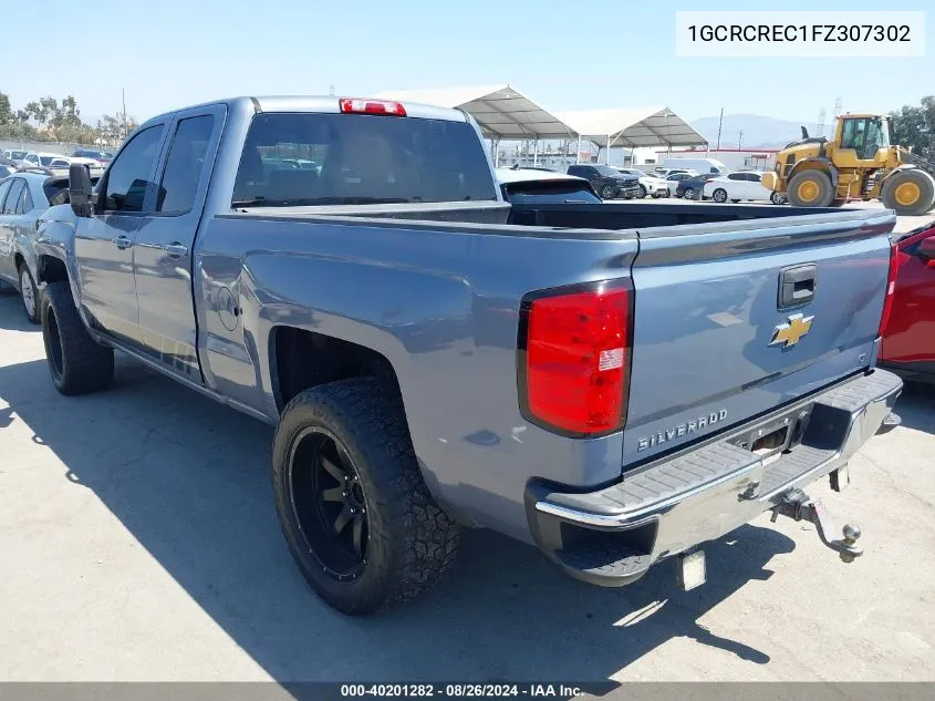 1GCRCREC1FZ307302 2015 Chevrolet Silverado 1500 1Lt