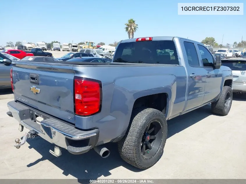 2015 Chevrolet Silverado 1500 1Lt VIN: 1GCRCREC1FZ307302 Lot: 40201282