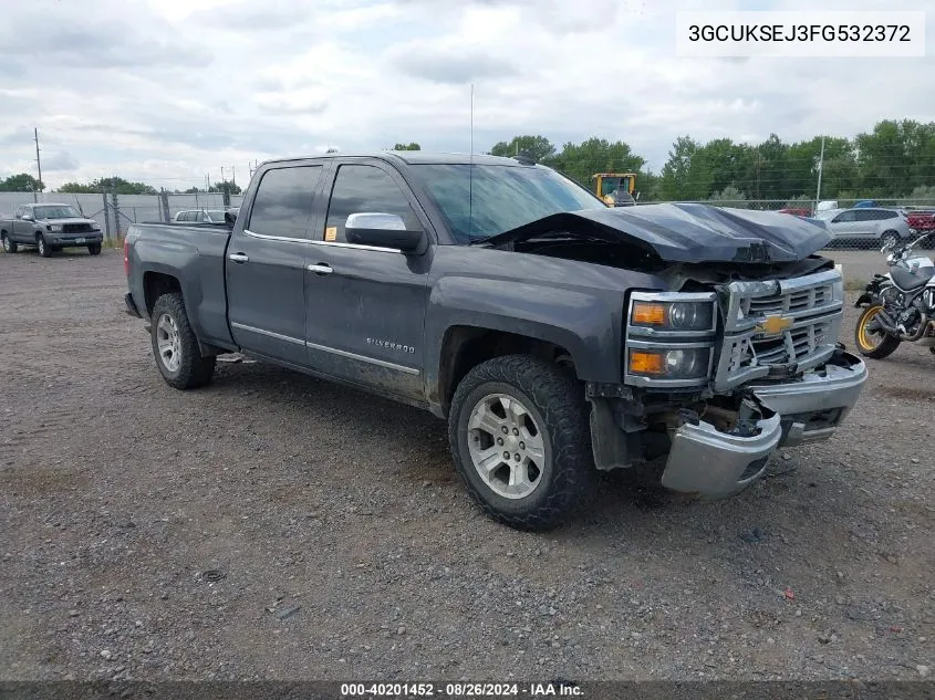 2015 Chevrolet Silverado 1500 2Lz VIN: 3GCUKSEJ3FG532372 Lot: 40201452