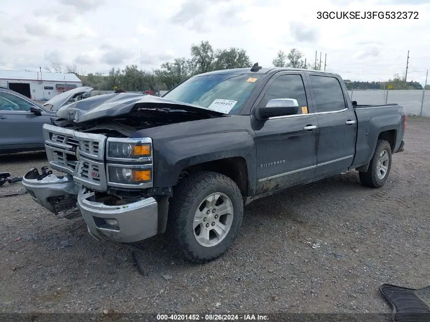 2015 Chevrolet Silverado 1500 2Lz VIN: 3GCUKSEJ3FG532372 Lot: 40201452