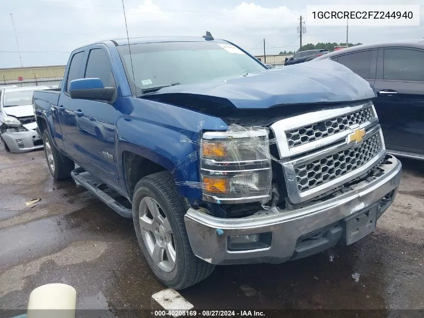 1GCRCREC2FZ244940 2015 Chevrolet Silverado 1500 1Lt