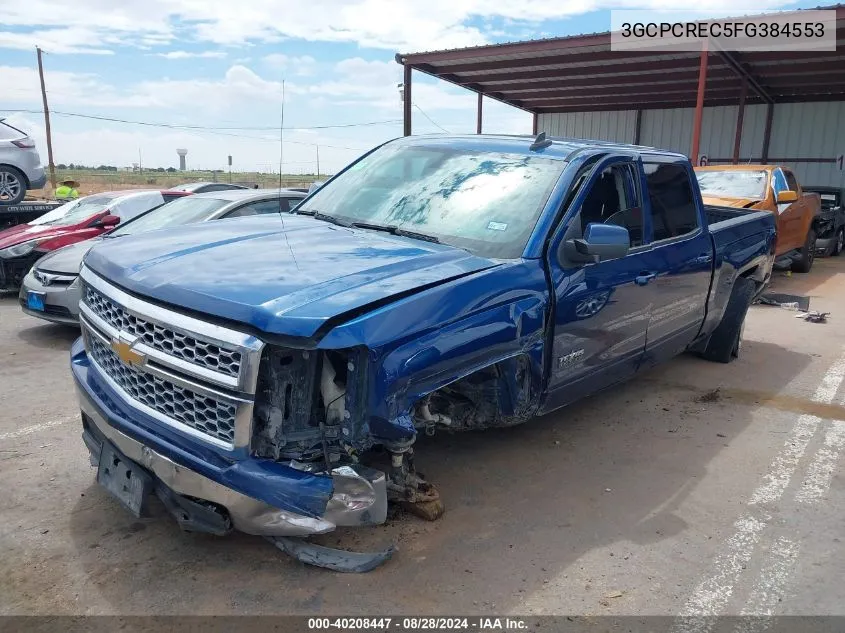 2015 Chevrolet Silverado 1500 1Lt VIN: 3GCPCREC5FG384553 Lot: 40208447