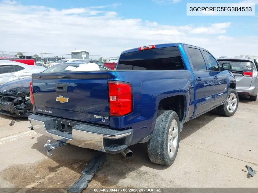 2015 Chevrolet Silverado 1500 1Lt VIN: 3GCPCREC5FG384553 Lot: 40208447