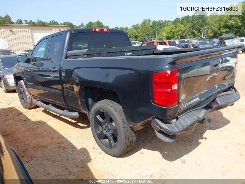 2015 Chevrolet Silverado 1500 Wt VIN: 1GCRCPEH3FZ316809 Lot: 40223456