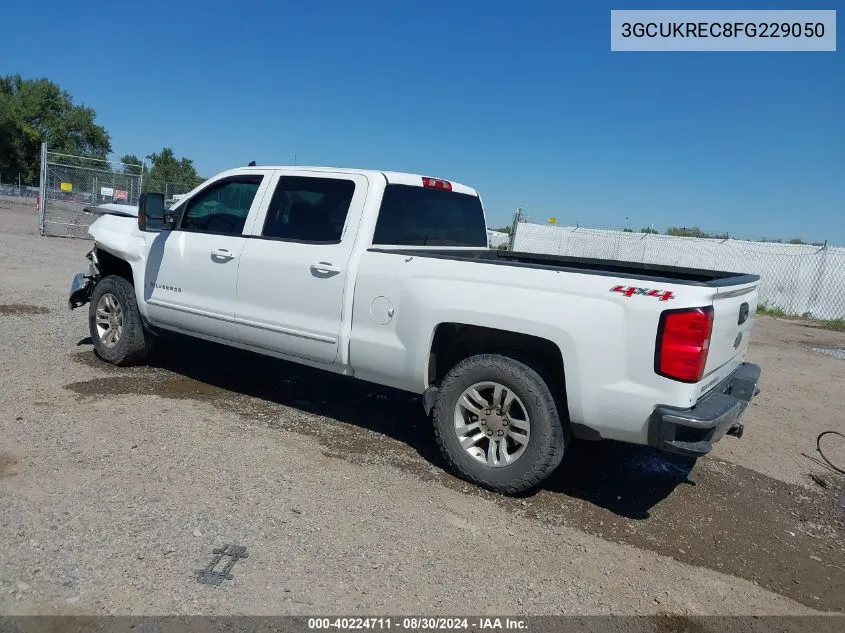 2015 Chevrolet Silverado 1500 1Lt VIN: 3GCUKREC8FG229050 Lot: 40224711