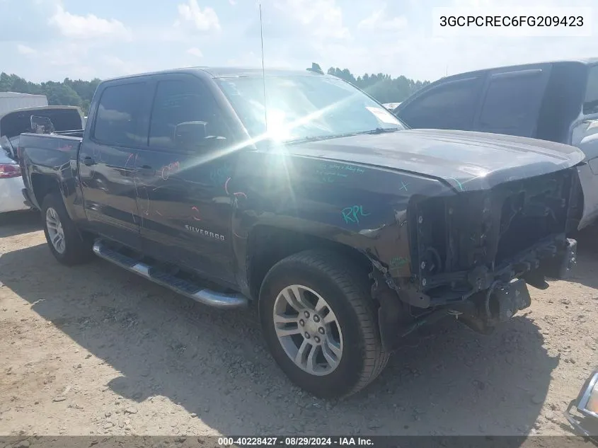 2015 Chevrolet Silverado 1500 1Lt VIN: 3GCPCREC6FG209423 Lot: 40228427