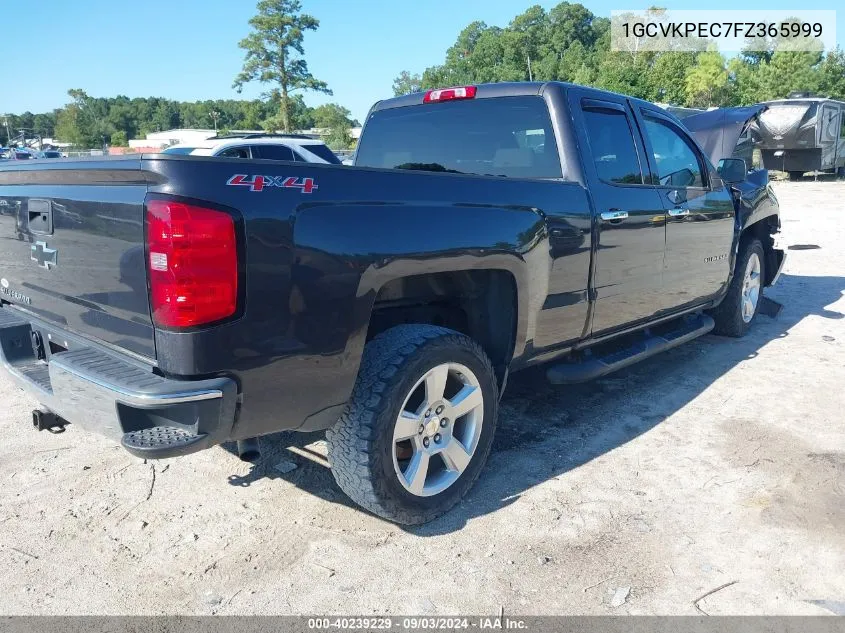 2015 Chevrolet Silverado 1500 Ls VIN: 1GCVKPEC7FZ365999 Lot: 40239229