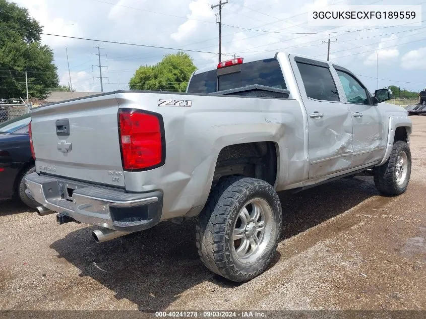 2015 Chevrolet Silverado 1500 2Lz VIN: 3GCUKSECXFG189559 Lot: 40241278