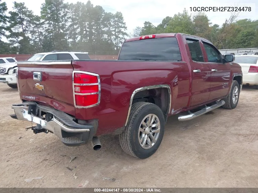 1GCRCPEH2FZ324478 2015 Chevrolet Silverado 1500 Ls