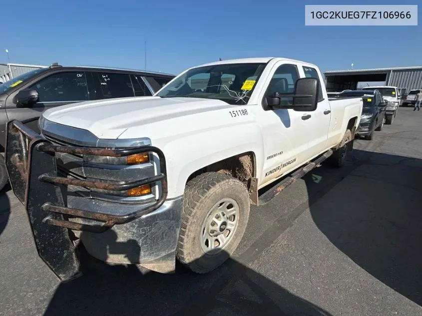 2015 Chevrolet Silverado 2500Hd Wt VIN: 1GC2KUEG7FZ106966 Lot: 40247695