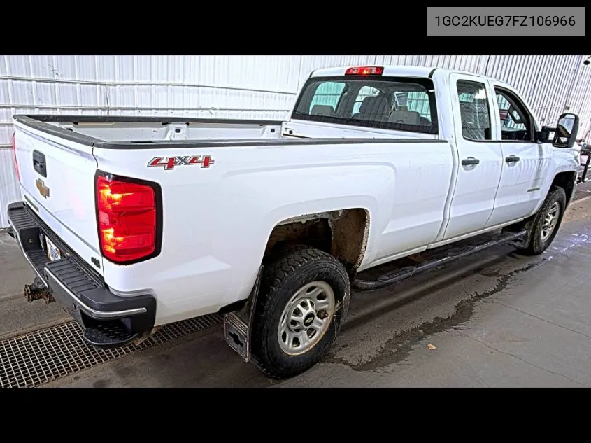 2015 Chevrolet Silverado 2500Hd Wt VIN: 1GC2KUEG7FZ106966 Lot: 40247695