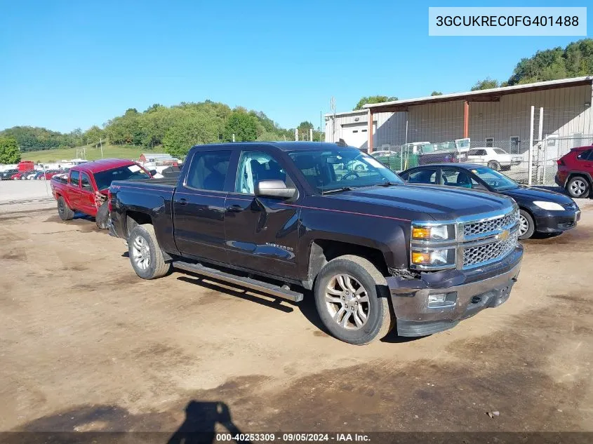 2015 Chevrolet Silverado 1500 1Lt VIN: 3GCUKREC0FG401488 Lot: 40253309