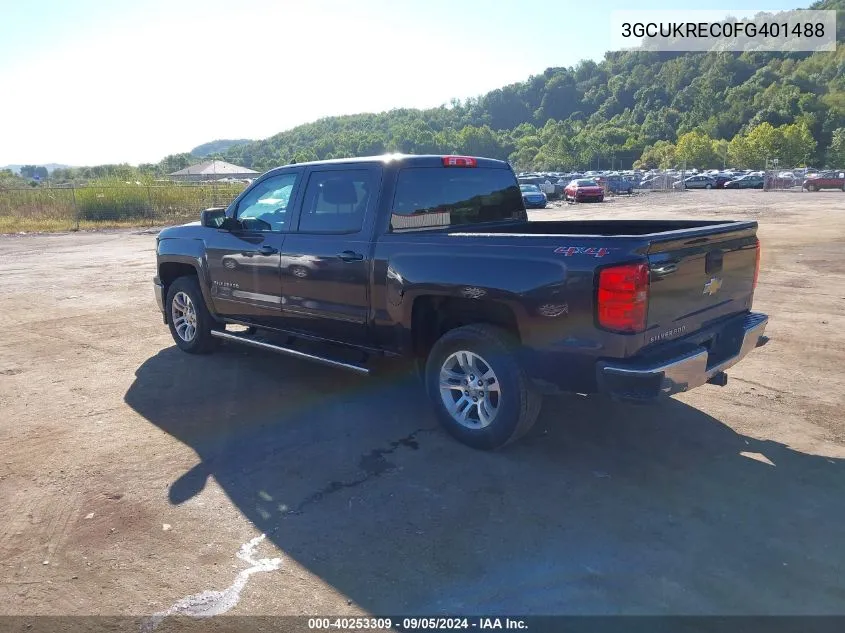 3GCUKREC0FG401488 2015 Chevrolet Silverado 1500 1Lt