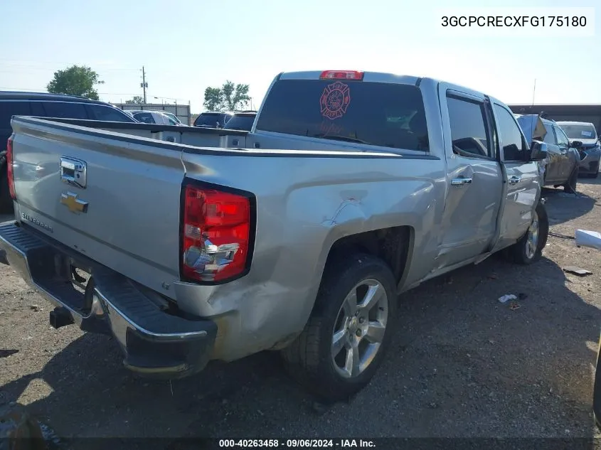 2015 Chevrolet Silverado 1500 1Lt VIN: 3GCPCRECXFG175180 Lot: 40263458