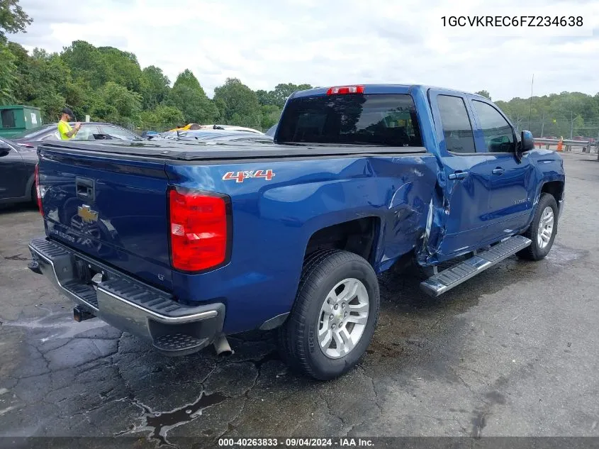 1GCVKREC6FZ234638 2015 Chevrolet Silverado 1500 1Lt