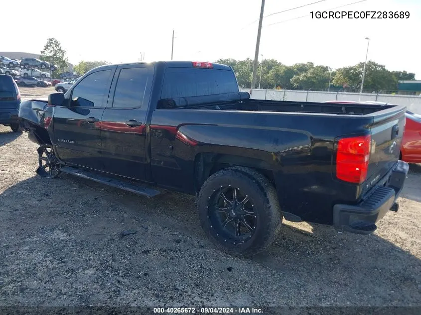 1GCRCPEC0FZ283689 2015 Chevrolet Silverado 1500 Wt