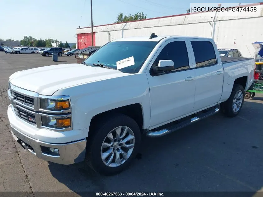 2015 Chevrolet Silverado 1500 2Lt VIN: 3GCUKREC4FG474458 Lot: 40267563