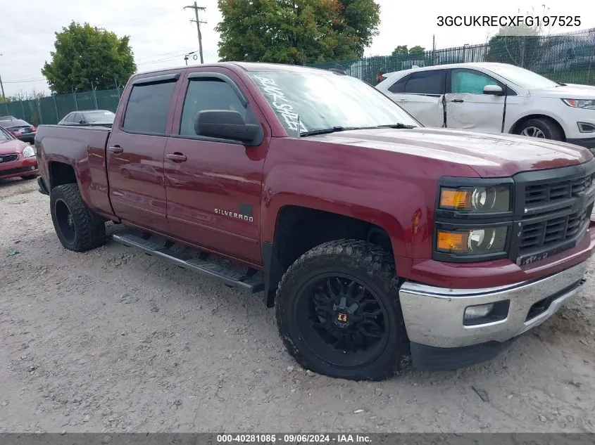 2015 Chevrolet Silverado 1500 2Lt VIN: 3GCUKRECXFG197525 Lot: 40281085