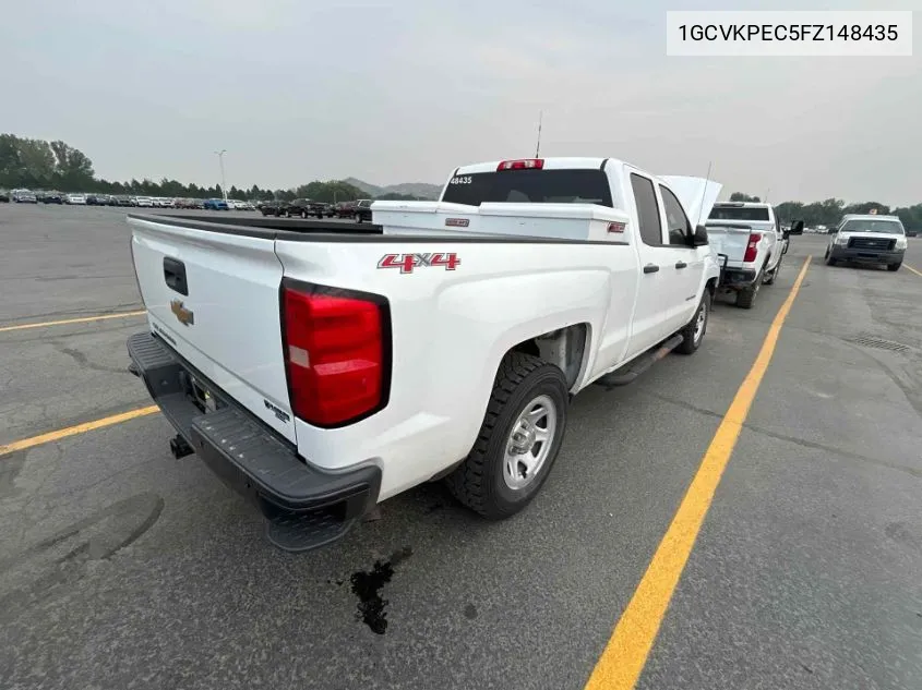 1GCVKPEC5FZ148435 2015 Chevrolet Silverado 1500 Wt