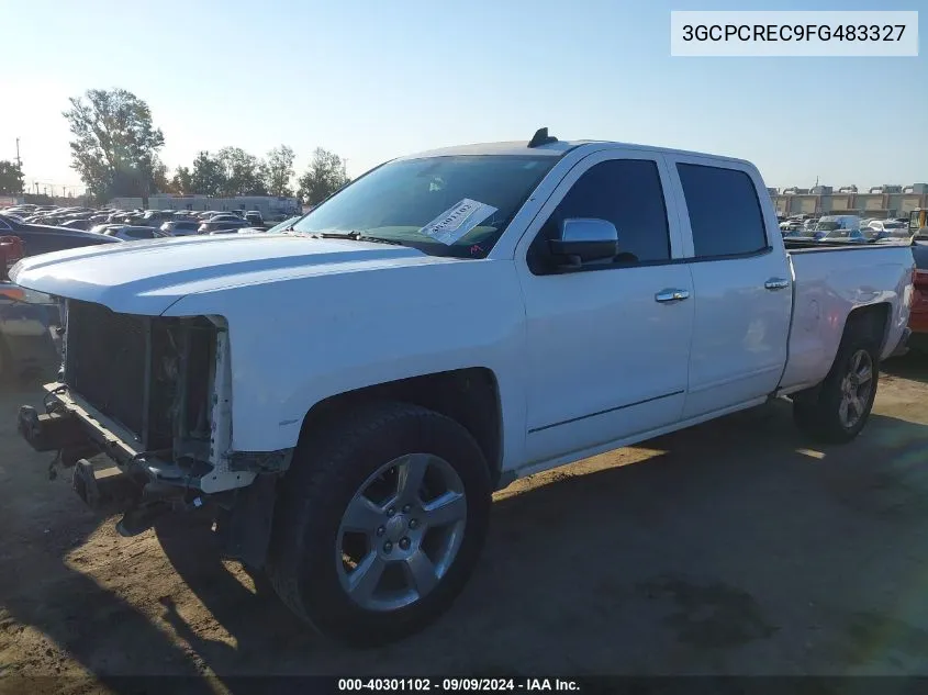 2015 Chevrolet Silverado 1500 1Lt VIN: 3GCPCREC9FG483327 Lot: 40301102