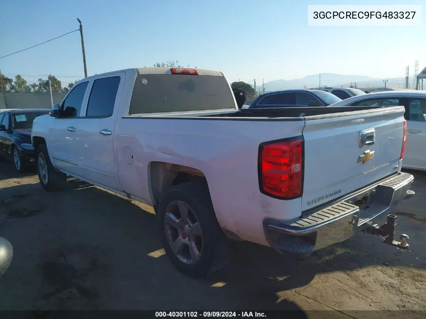 2015 Chevrolet Silverado 1500 1Lt VIN: 3GCPCREC9FG483327 Lot: 40301102