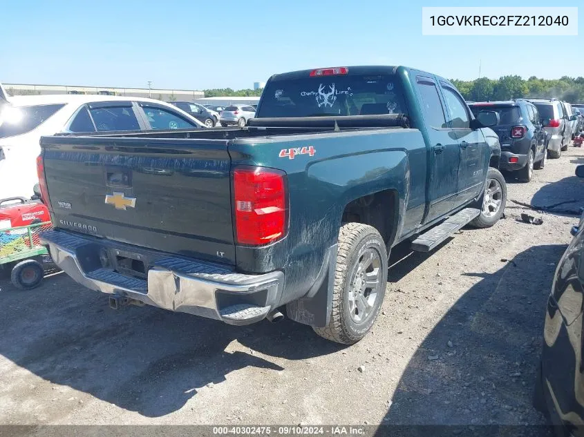 1GCVKREC2FZ212040 2015 Chevrolet Silverado K1500 Lt