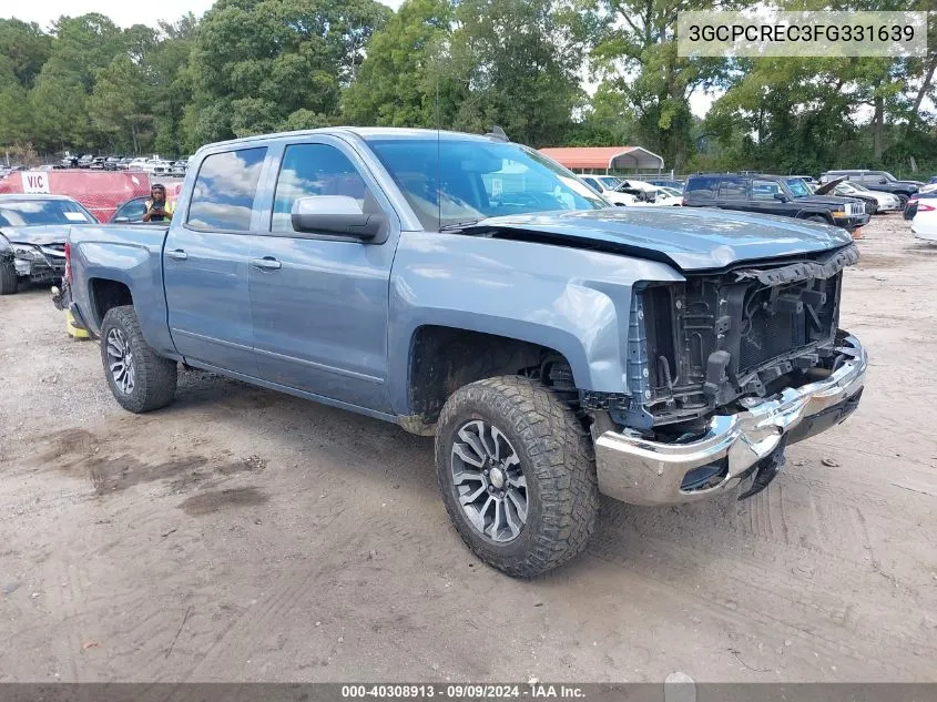 2015 Chevrolet Silverado 1500 2Lt VIN: 3GCPCREC3FG331639 Lot: 40308913