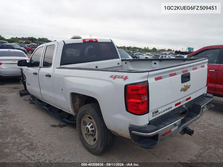 1GC2KUEG6FZ509451 2015 Chevrolet Silverado 2500Hd Wt