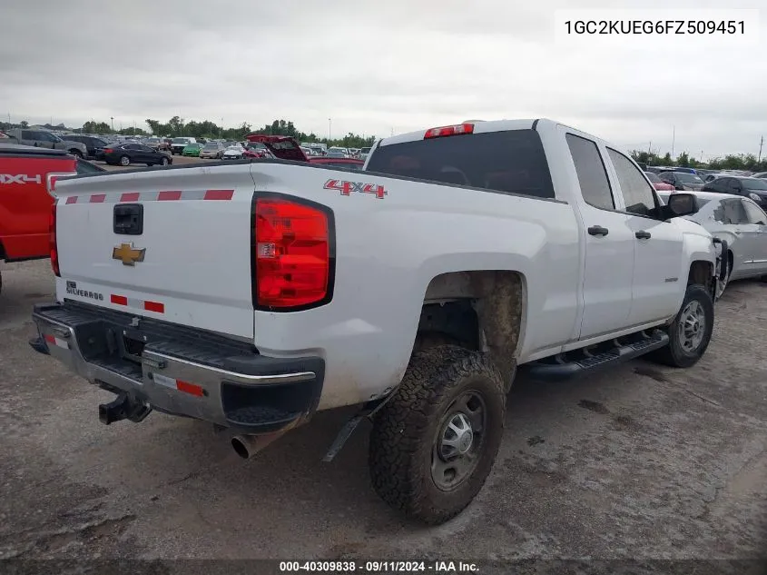 1GC2KUEG6FZ509451 2015 Chevrolet Silverado 2500Hd Wt