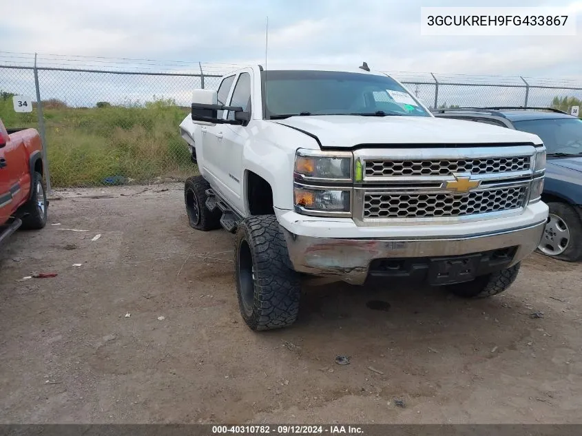 3GCUKREH9FG433867 2015 Chevrolet Silverado 1500 1Lt