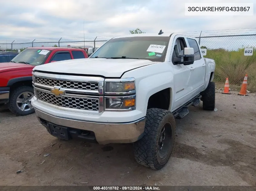 3GCUKREH9FG433867 2015 Chevrolet Silverado 1500 1Lt