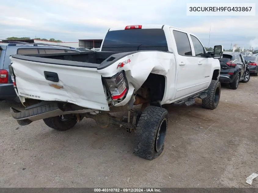 2015 Chevrolet Silverado 1500 1Lt VIN: 3GCUKREH9FG433867 Lot: 40310782