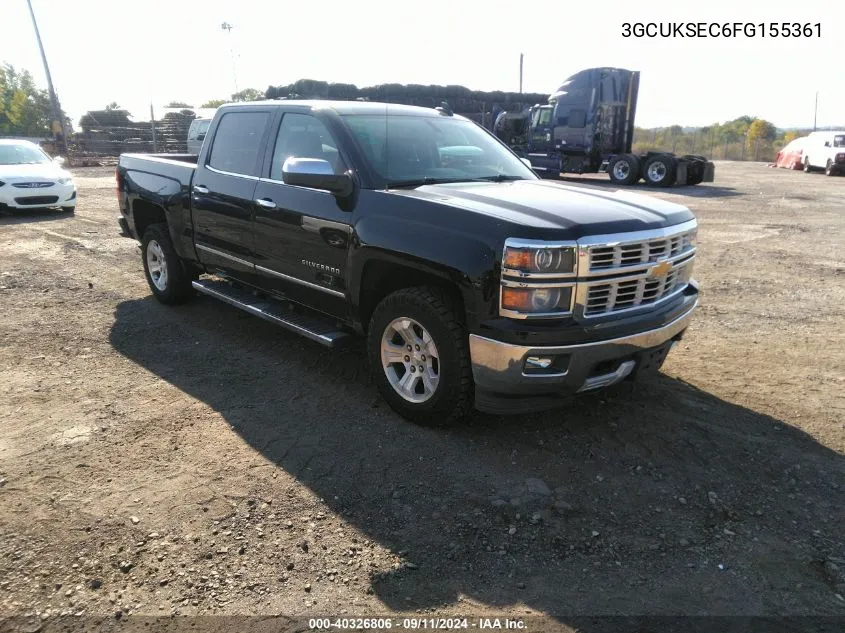 2015 Chevrolet Silverado 1500 2Lz VIN: 3GCUKSEC6FG155361 Lot: 40326806