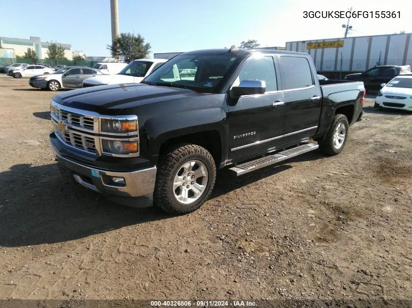 3GCUKSEC6FG155361 2015 Chevrolet Silverado 1500 2Lz