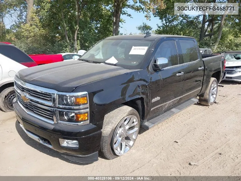 2015 Chevrolet Silverado K1500 High Country VIN: 3GCUKTECFFG468771 Lot: 40328106