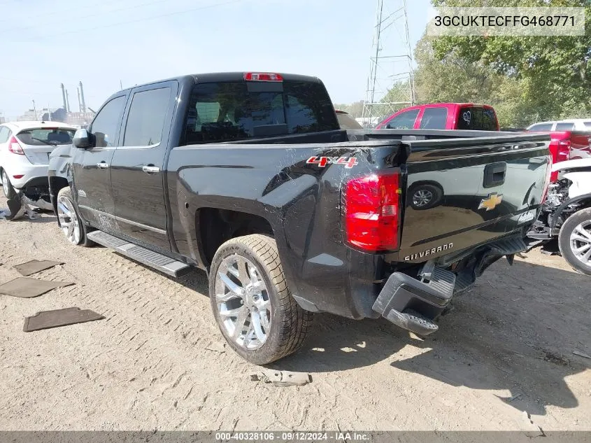 2015 Chevrolet Silverado K1500 High Country VIN: 3GCUKTECFFG468771 Lot: 40328106