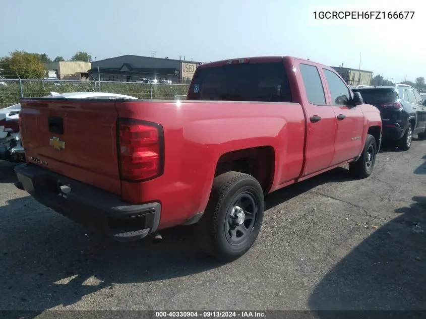 2015 Chevrolet Silverado C1500 VIN: 1GCRCPEH6FZ166677 Lot: 40330904