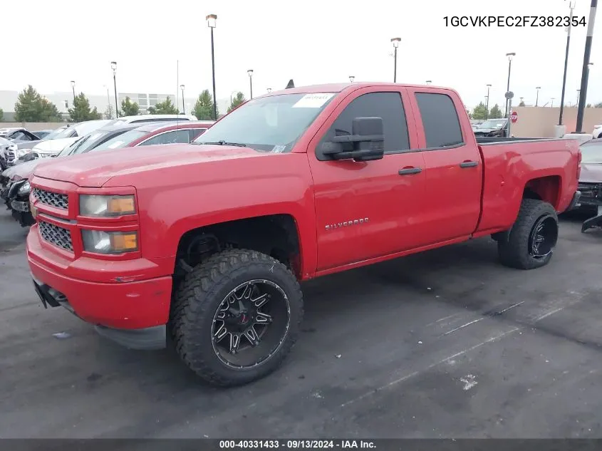 2015 Chevrolet Silverado 1500 Wt VIN: 1GCVKPEC2FZ382354 Lot: 40331433