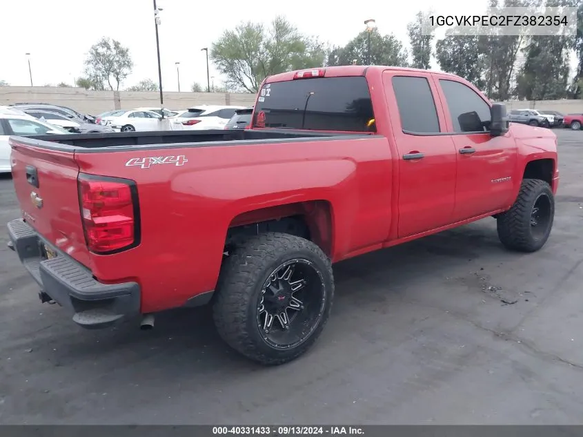 2015 Chevrolet Silverado 1500 Wt VIN: 1GCVKPEC2FZ382354 Lot: 40331433