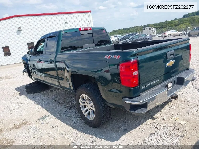 2015 Chevrolet Silverado 1500 1Lt VIN: 1GCVKREC5FZ202277 Lot: 40339305