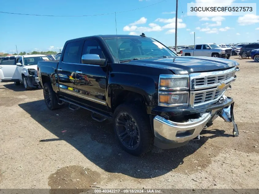 2015 Chevrolet Silverado 1500 2Lz VIN: 3GCUKSEC8FG527573 Lot: 40342217