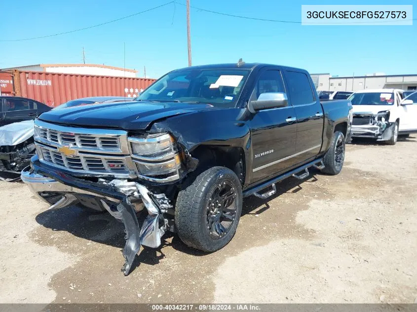 2015 Chevrolet Silverado 1500 2Lz VIN: 3GCUKSEC8FG527573 Lot: 40342217