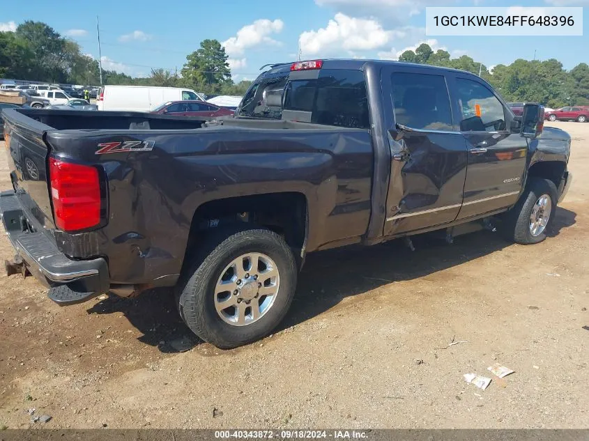 2015 Chevrolet Silverado 2500Hd Ltz VIN: 1GC1KWE84FF648396 Lot: 40343872