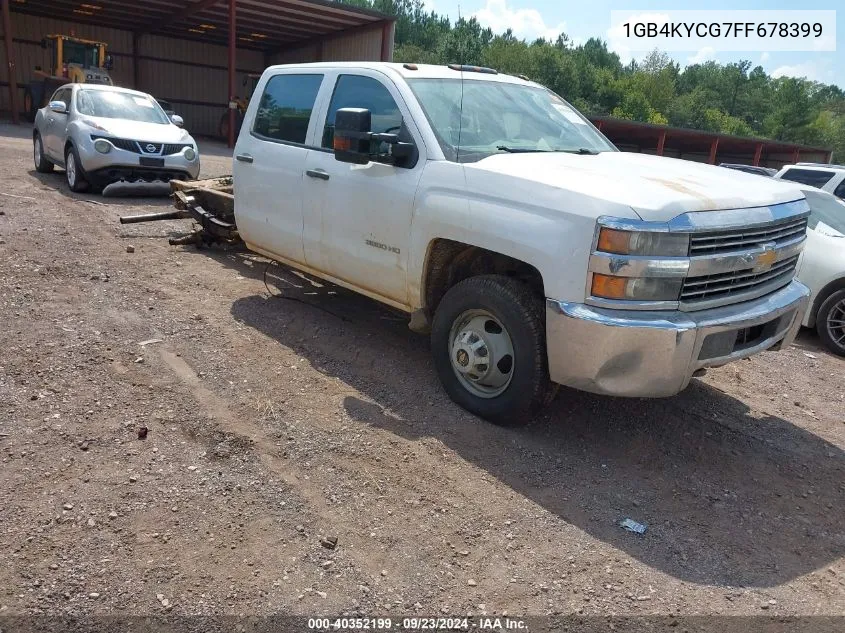 2015 Chevrolet Silverado 3500Hd Chassis Wt VIN: 1GB4KYCG7FF678399 Lot: 40352199