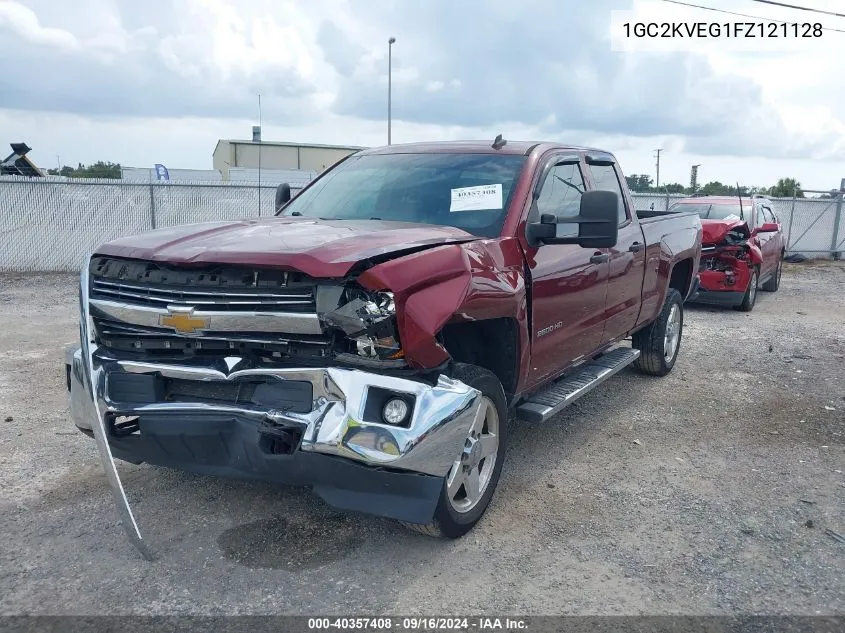 1GC2KVEG1FZ121128 2015 Chevrolet Silverado 2500Hd Lt