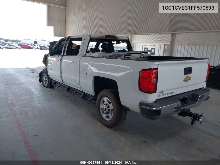 2015 Chevrolet Silverado 2500Hd Lt VIN: 1GC1CVEG1FF570593 Lot: 40357651