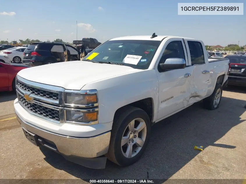 2015 Chevrolet Silverado 1500 Ls VIN: 1GCRCPEH5FZ389891 Lot: 40358640